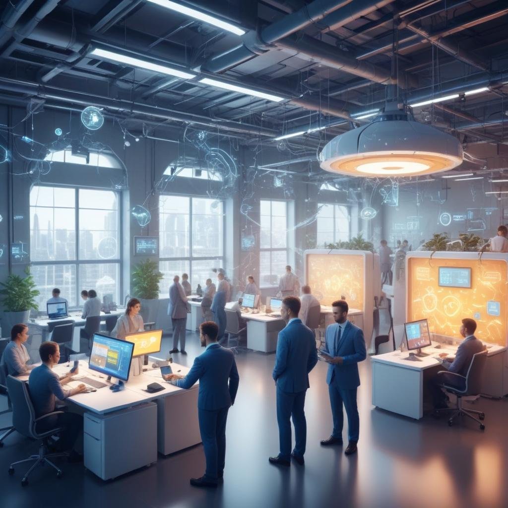 Future small business success with AI automation.