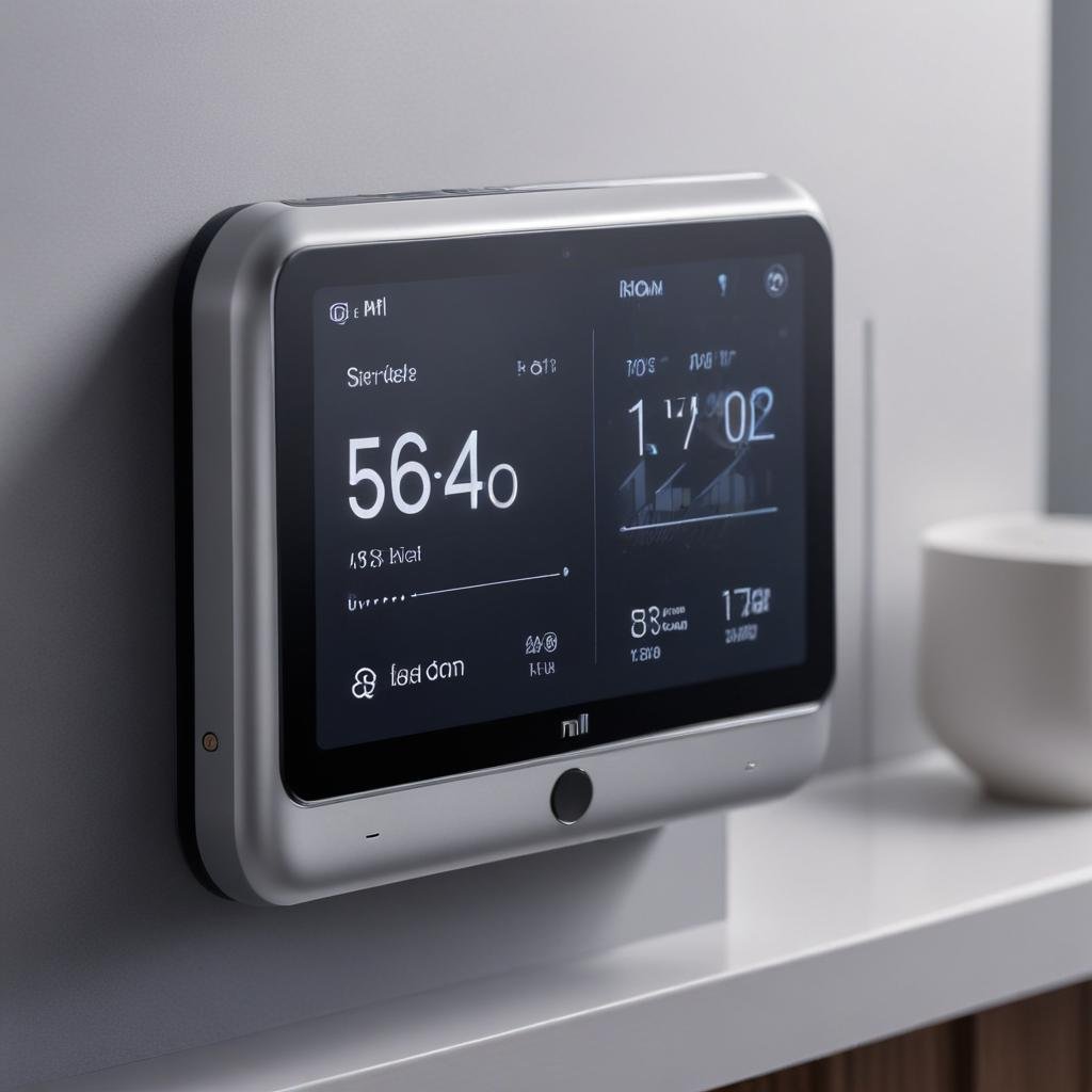 Close-up of a Xiaomi AI-powered smart home device