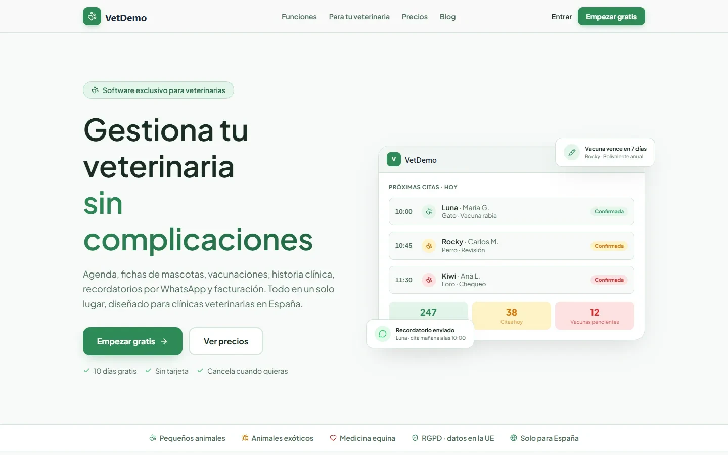 Software de gestión para clínicas